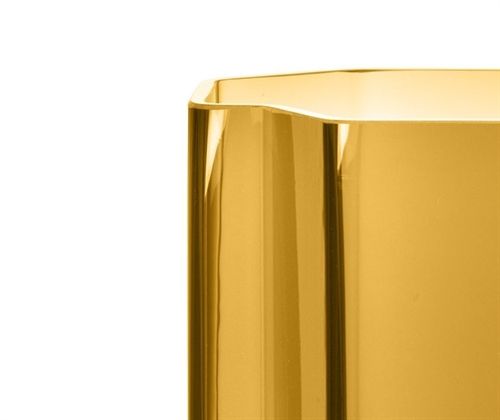 Louise Roe Funki Vase Asymmetrisch H: 34 cm - Bernstein