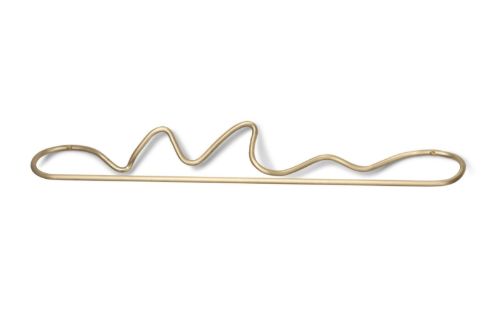 Ferm Living Curvature Towel Hanger B: 65,9 cm - Brass