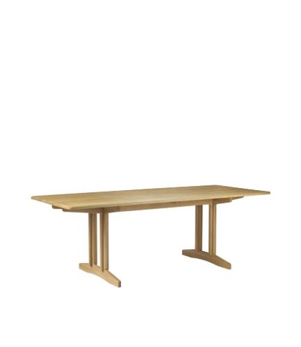FDB Furniture Shaker-Tisch Børge Mogensen C64 90x220 cm – Massive Eiche/Natur