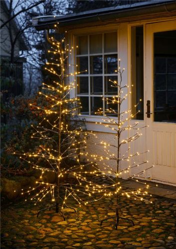 Sirius Isaac Wood H: 2,1 m 348 LED-Licht – Braun