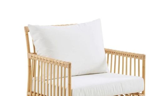 Sika-Design Ryghynde til Caroline Loungestol 66x50 cm - B450 White