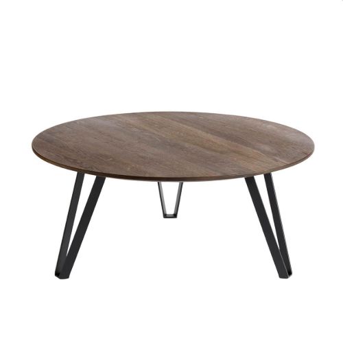 Muubs Sofabord Space Ø: 90 cm - Røget Eg