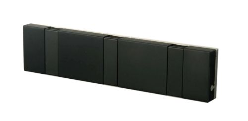 KNAX Lite 3 Garderobe L: 20cm - Schwarz/Schwarz