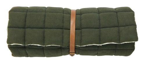 Nordal Yin Yoga Mattress w/fur 65x195 cm - Dark Green
