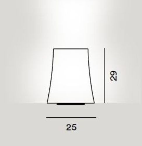 Foscarini Birdie Zero Tischleuchte Groß H: 29cm - Weiß