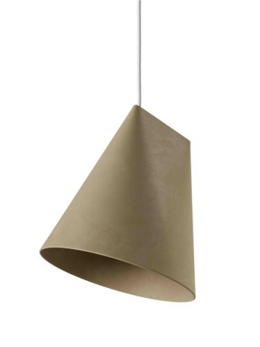 Moebe Keramik-Anhänger breit H: 23,5 cm – Olive