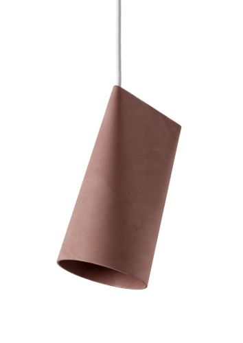 Moebe Keramik-Hängeleuchte schmal H: 22 cm – Terrakotta