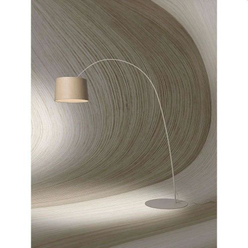 Foscarini Twiggy Wood Stehleuchte MyLight H: 212-288cm - Greige