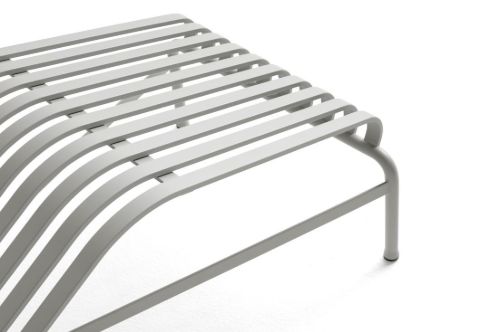 HAY Palissade Chaise Longue L: 164,5 cm – Himmelgrau