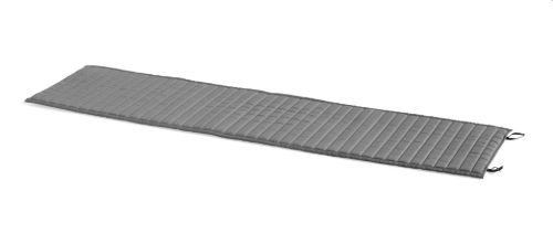 HAY Palissade Chaise Lounge Quilted Cushion 49,5x195 cm - Anthracite