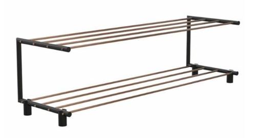 FROST NOVA Schuhregal 2 L: 100 cm – Kupfer/Mattschwarz