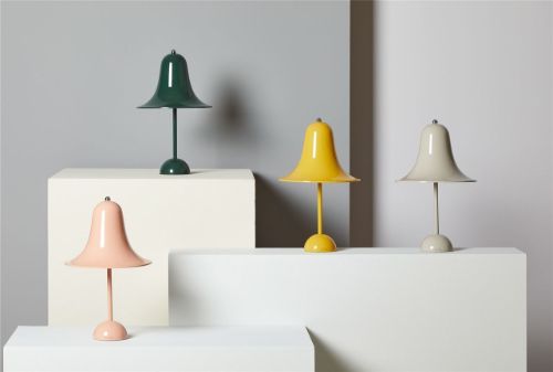 Verpan Pantop Ø23 Tischleuchte H: 38 cm - Dunkelgrün