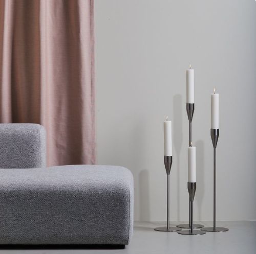 Piet Hein Mars Kerzenständer Maxi H: 32 cm - Silber