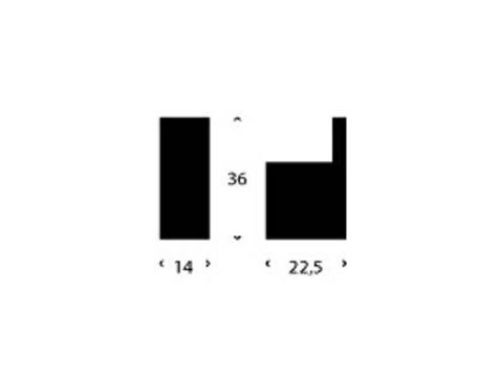 FROST QUADRA Haken 8 2er-Set – Mattschwarz