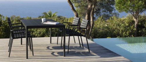 HOUE Four Esstisch 90x270 cm - Alu