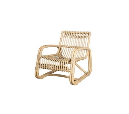Cane-line Outdoor Curve Loungestol SH: 32 cm - Natural