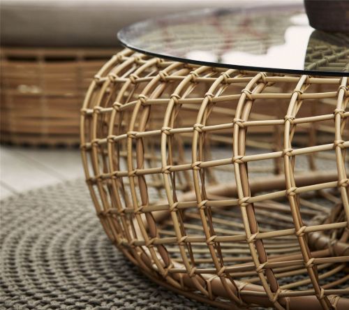 Cane-line Outdoor Bordplatte Ø: 120 cm – Klares Sicherheitsglas