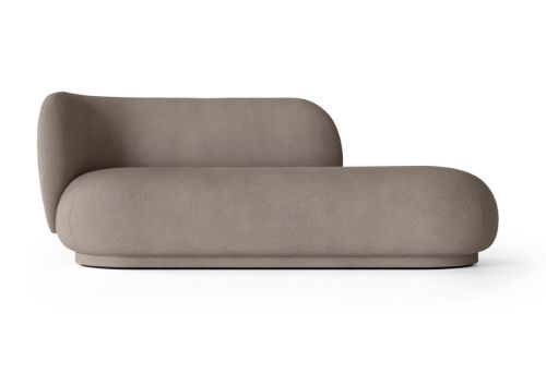 Ferm Living Rico Divan Brushed L: 190 cm - Warm Grey