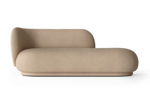 Ferm Living Rico Divan Brushed L L: 190 cm - Sand