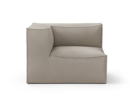 Ferm Living Catena Sofa Connect Corner L200 Cotton Linen 108x108 cm - Natural