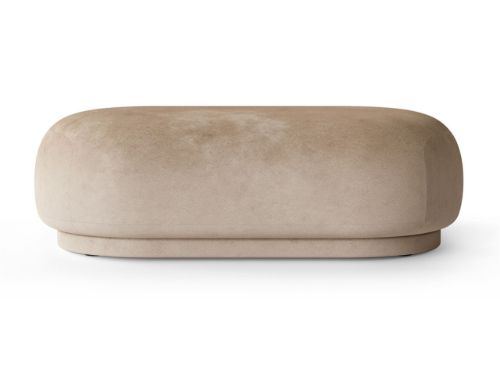 Ferm Living Rico Ottoman Faded Velvet L: 124 cm - Sand