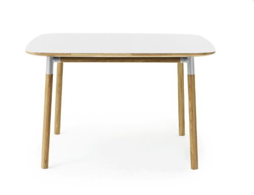 Normann Copenhagen Form Esstisch 120x120cm - Weiß/Eiche