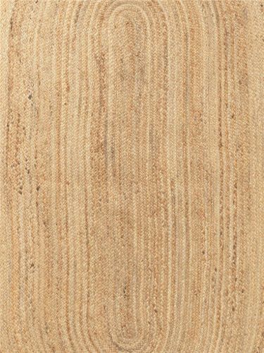 Ferm Living Eternal Ovaler Juteteppich, groß, 230 x 340 cm – Natur