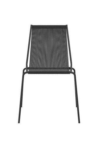 Thorup Copenhagen Noel Stuhl SH: 46 cm - Schwarz/Schwarz