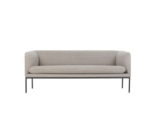Ferm Living Turn 3-Seater Cotton Linen B: 200 cm - Natural