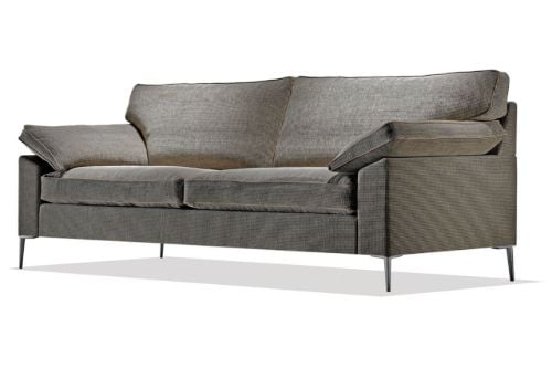 Søren Lund SL 329 2,5 Pers. Sofa m. Keder L: 222 cm - Grado 94 Tekstil/IG15 Aluminium Ben