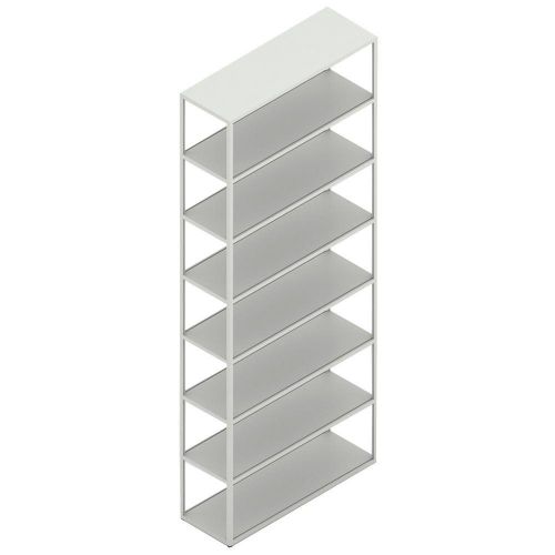 HAY New Order Comb. 701 - 8 Layers/W. Floor Safety Bracket 250,5x100cm - Light Grey