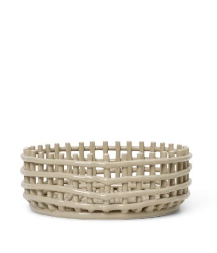 Ferm Living Ceramic Centrepiece Ø: 29 cm - Cashmere