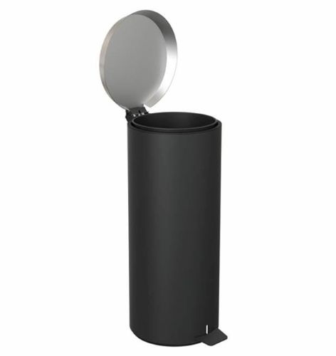 FROST Treteimer 550 Large 15L – Mattschwarz/Gebürstet