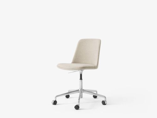 &Tradition HW31 Rely Chair Fuldpolstret SH: 44cm - Hallingdal 200/Aluminium Base