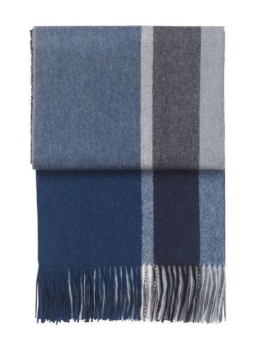 Elvang Manhattan Plaid 130 x 200 cm - Dark Blue