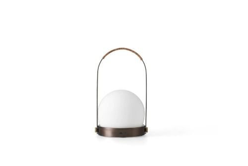Audo Copenhagen Carrie LED Table Lamp Ø: 13,5 cm - Leather