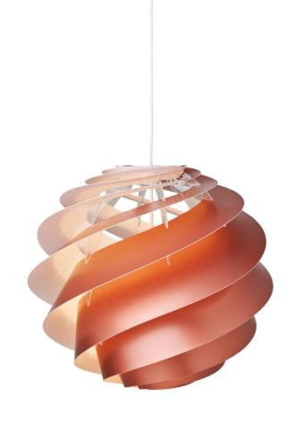 Le Klint 1313M Swirl 3 Pendel Medium Ø: 40 cm - Kobber
