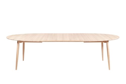 Haslev Zusatzplatte für Symphony 76 105 x 48 cm – Weiß geölte Eiche