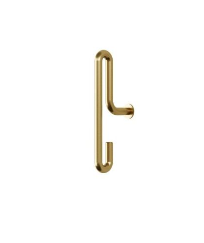 Moebe Wall Hook Small 8x3,1x0,5 cm 2 pcs - Matt Gold