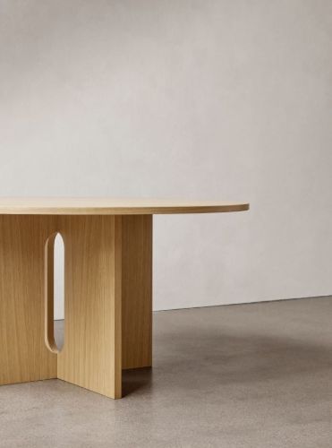 Audo Copenhagen Androgynous Esstisch Ø: 120 cm - Natureiche/Natureiche