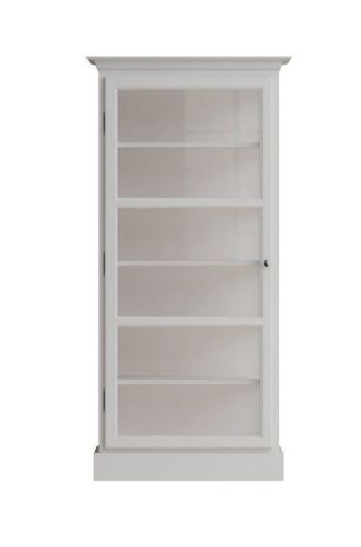 Lindebjerg Design Classic V3 Vitrineskab Venstrehængt Dør 80x170 cm - White