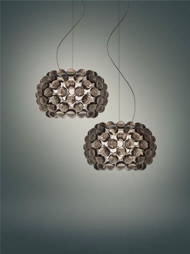 Foscarini Caboche Plus Medium Pendelleuchte LED Dimmbar Ø: 50cm - Grau