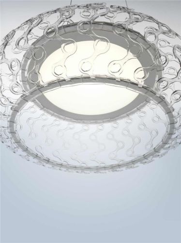 Foscarini Caboche Plus Medium Pendelleuchte LED Ø: 50cm - Grau