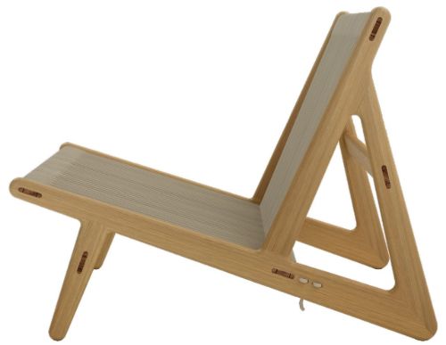 GUBI MR01 Initial Lounge Chair SH: 33 cm – Eiche