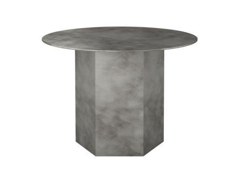 GUBI Epic Coffee Table Ø: 60 cm - Misty Grey Steel