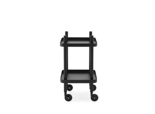 Normann Copenhagen Block Rolltisch H: 64 cm - Schwarz / Schwarz