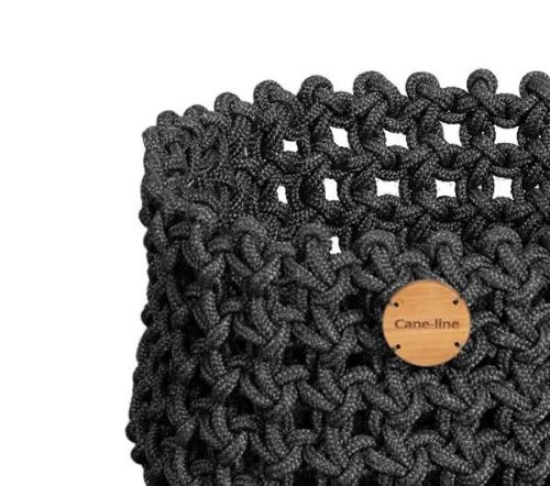 Cane-line Outdoor Soft Rope Kurv Mellem Ø: 40 cm - Dunkelgrau