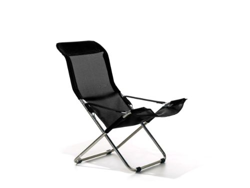 Fiam Fiesta Outdoor Relax Armchair SH: 28 cm - Black