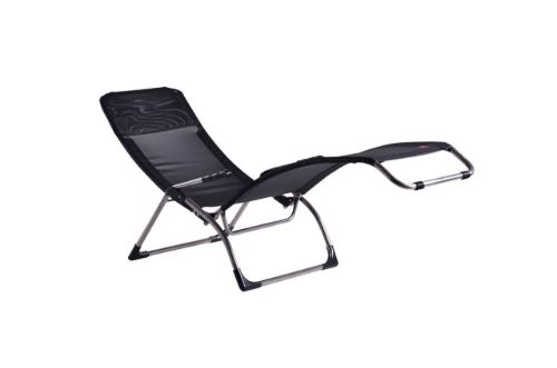 Fiam Samba Outdoor Liegestuhl SH: 34 cm - Schwarz Vorbestellung: 2025