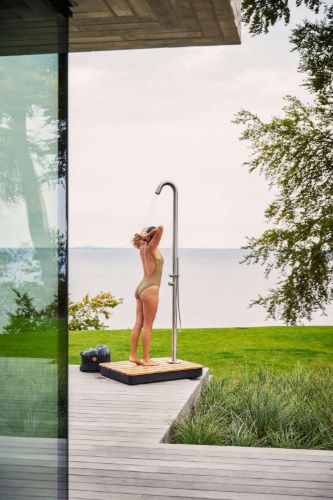 Cane-line Outdoor Lagoon Außendusche H: 229 cm – Edelstahl/Teak